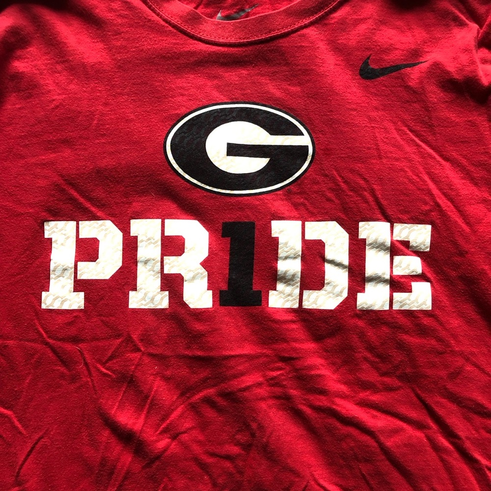 Georgia bulldogs pride nike shirt